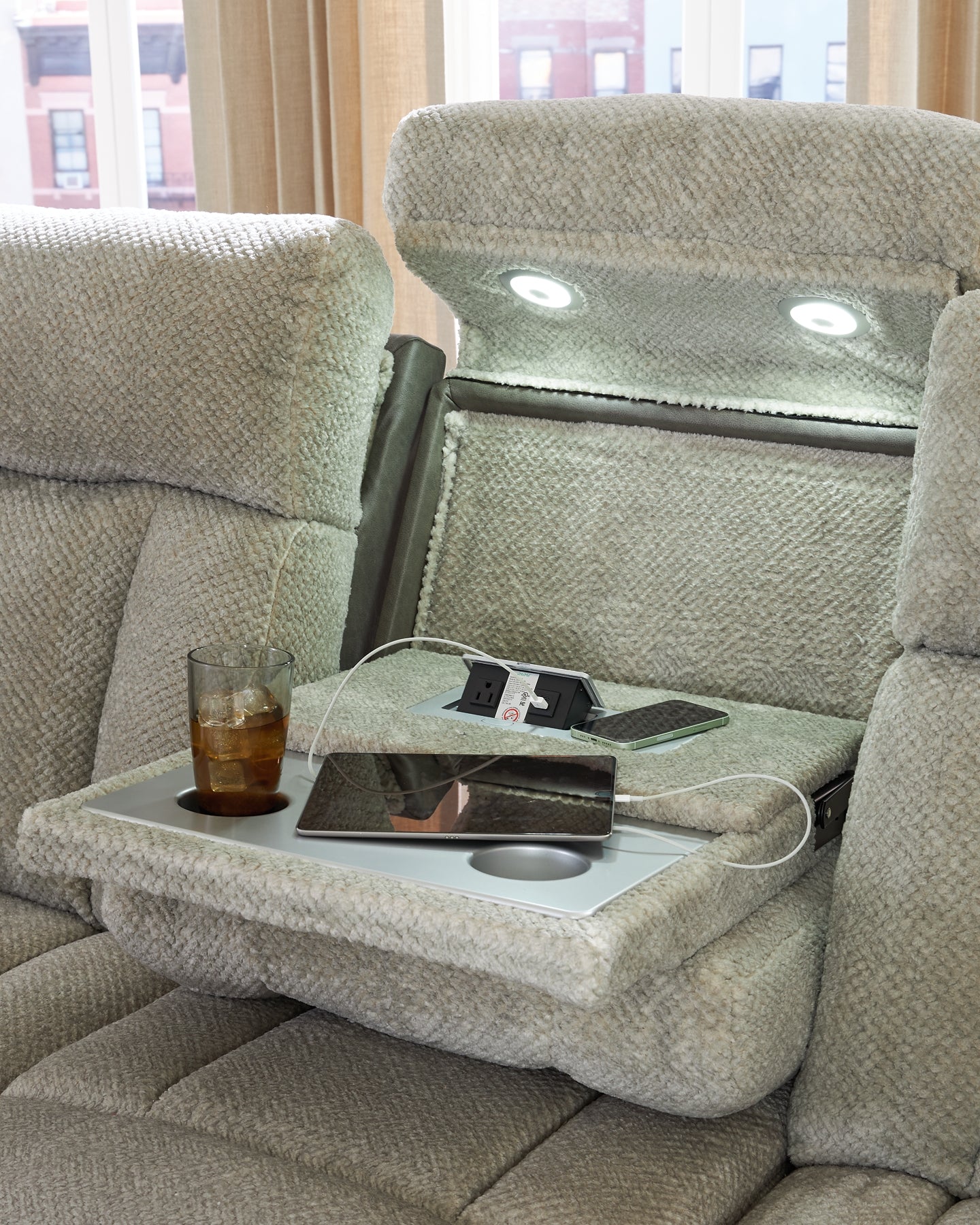 WhipLash PWR REC Sofa with ADJ Headrest Signature Design by Ashley®