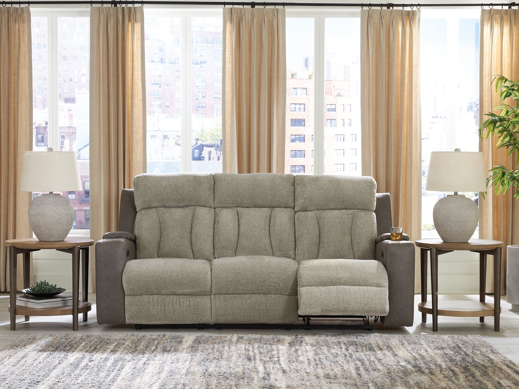 WhipLash PWR REC Sofa with ADJ Headrest Signature Design by Ashley®