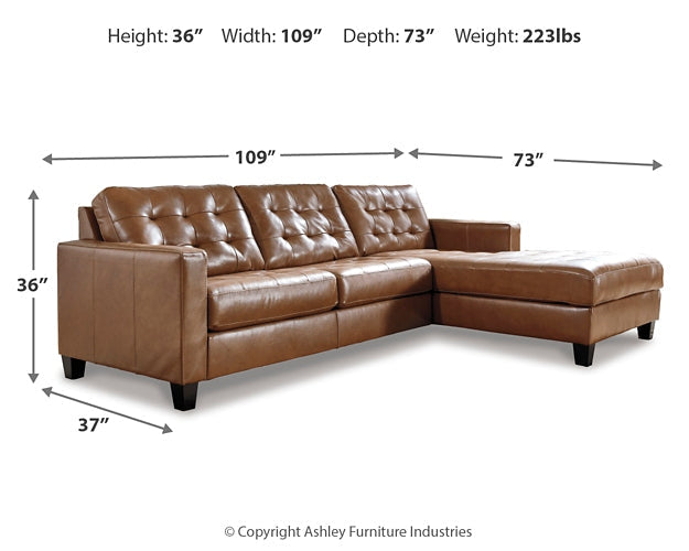 Baskove 2-Piece Sectional with Chaise Signature Design by Ashley®