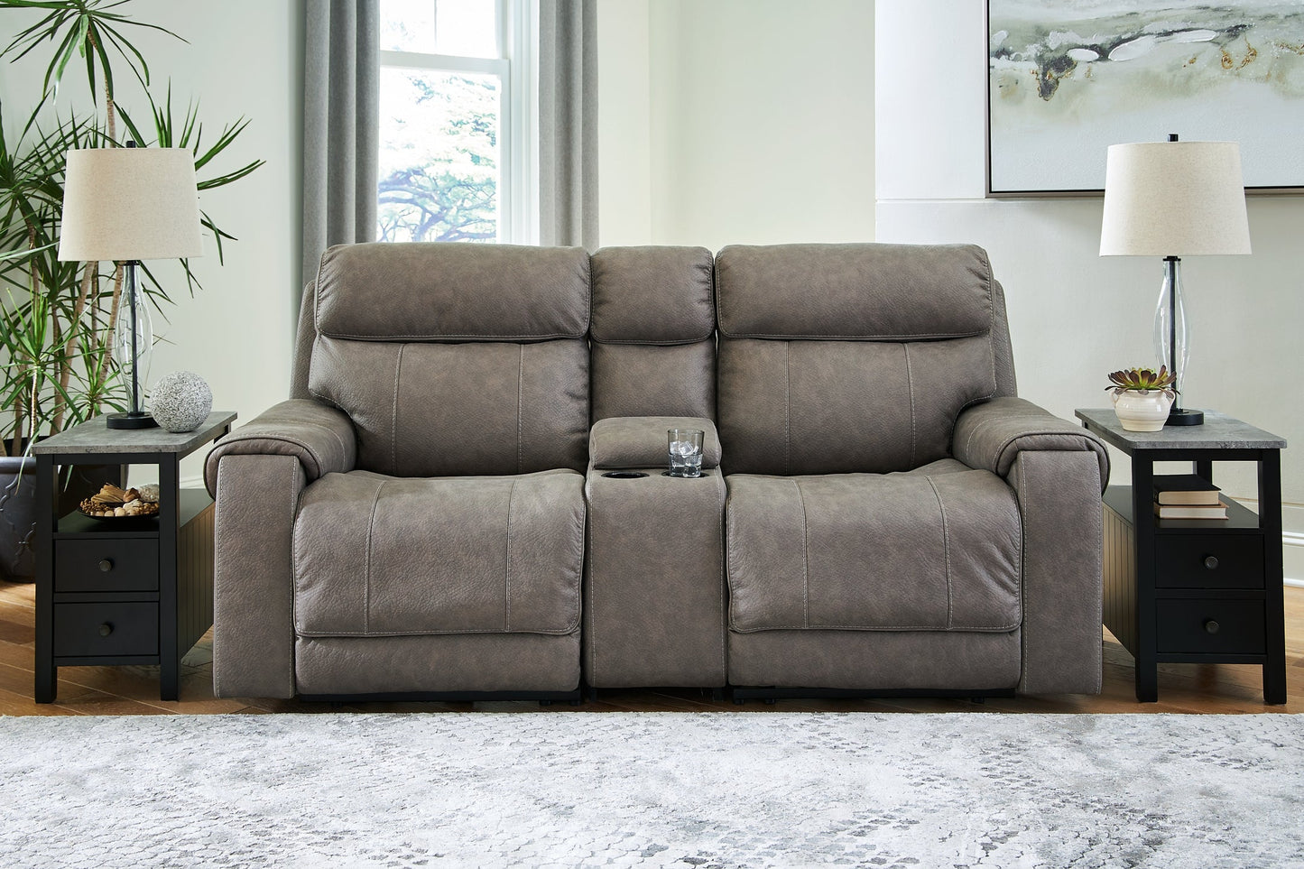 Starbot 3-Piece Power Reclining Sectional Loveseat with Console Signature Design by Ashley®