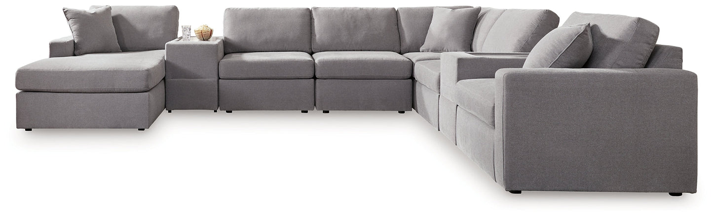 Modmax 8-Piece Sectional with Chaise and Storage Consoles Signature Design by Ashley®