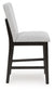 Neymorton Upholstered Barstool (2/CN) Signature Design by Ashley®