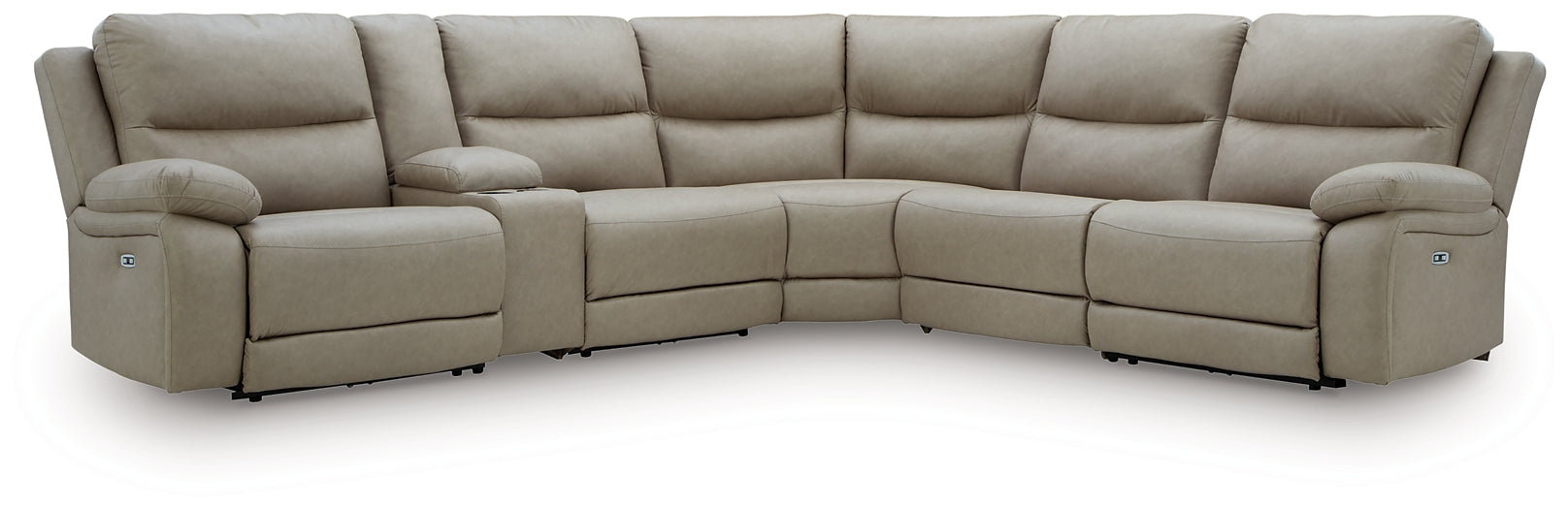 Narwhal Place 6-Piece Reclining Sectional with Storage Console Signature Design by Ashley®