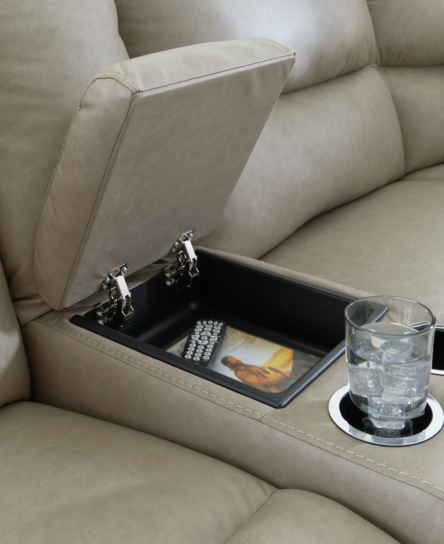 Narwhal Place 6-Piece Reclining Sectional with Storage Console Signature Design by Ashley®