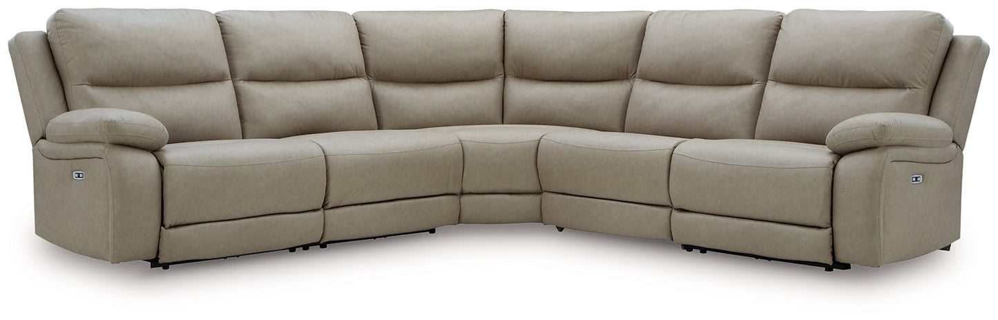 Narwhal Place 5-Piece Power Reclining Sectional Signature Design by Ashley®