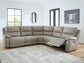 Narwhal Place 5-Piece Power Reclining Sectional Signature Design by Ashley®