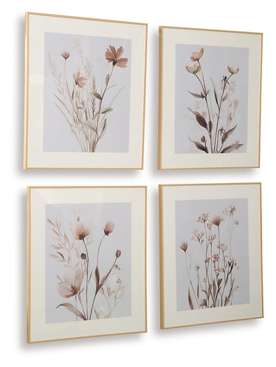 Chettings Wall Art Set (4/CN) Signature Design by Ashley®