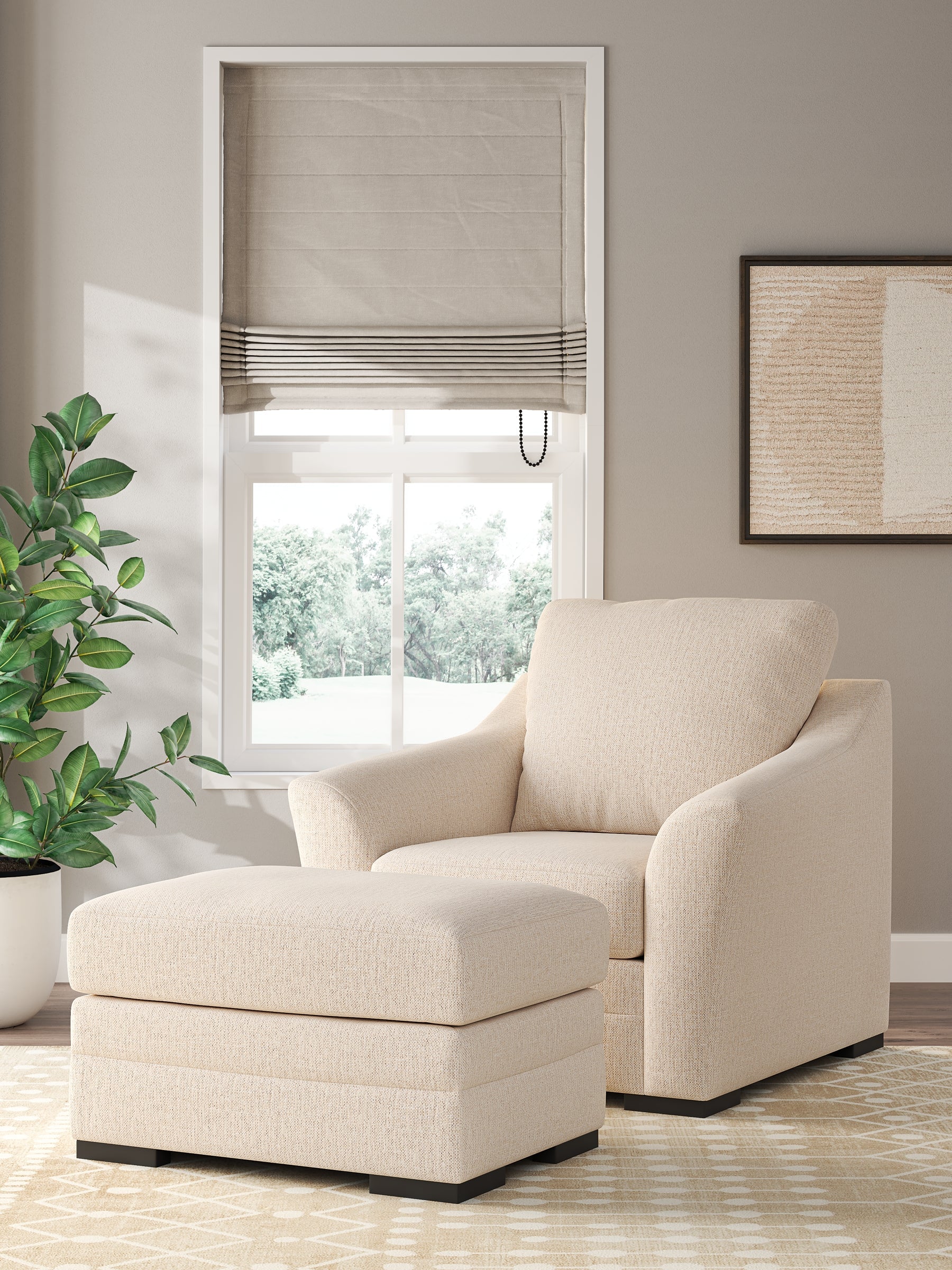 Lango Chair and Ottoman Benchcraft®