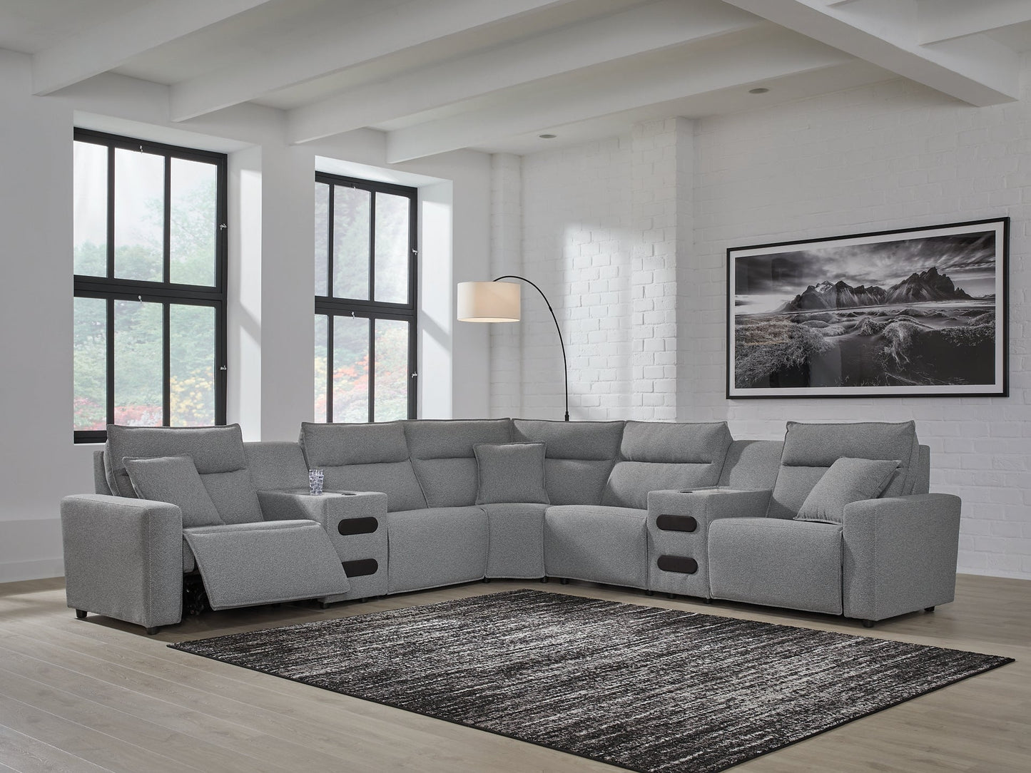 Modmax 7-Piece Power Reclining Sectional with Chaise Signature Design by Ashley®