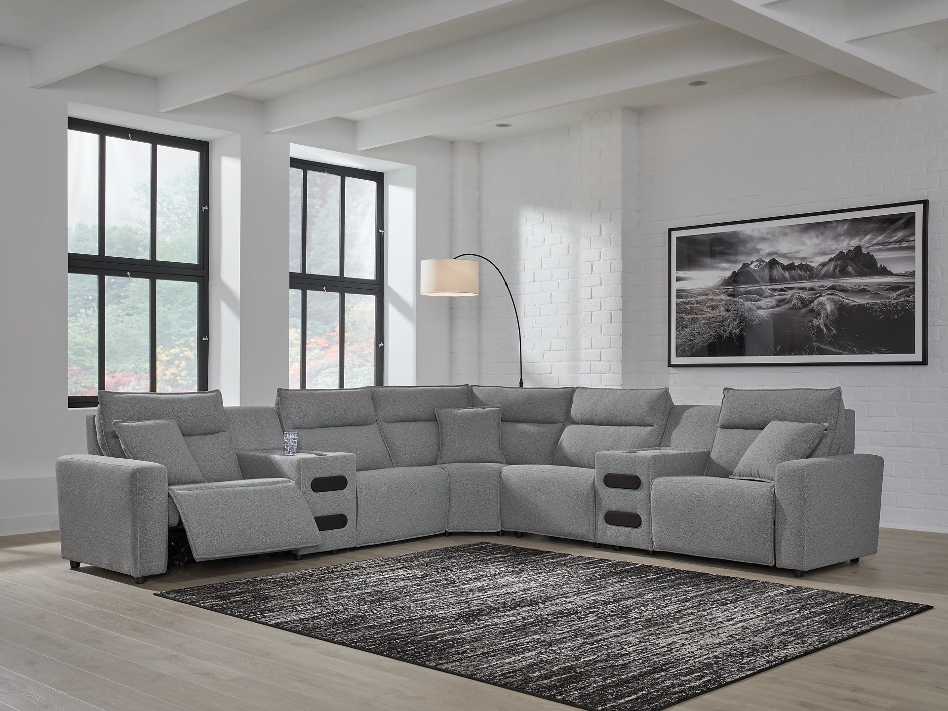 Modmax 7-Piece Power Reclining Sectional with Chaise Signature Design by Ashley®