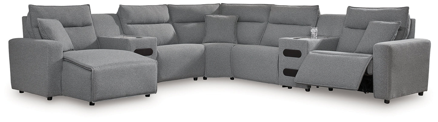 Modmax 7-Piece Power Reclining Sectional with Chaise Signature Design by Ashley®
