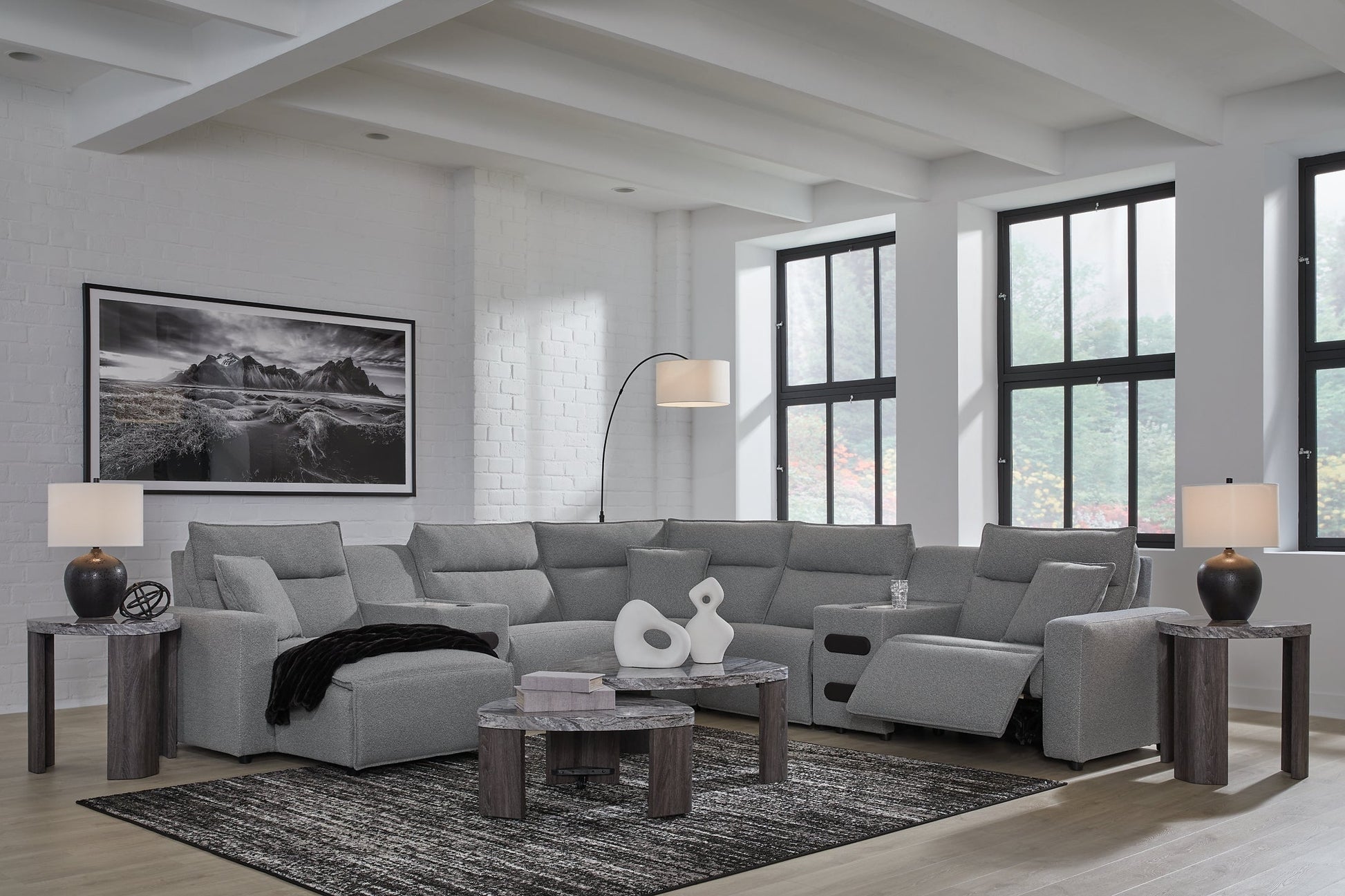Modmax 7-Piece Power Reclining Sectional with Chaise Signature Design by Ashley®