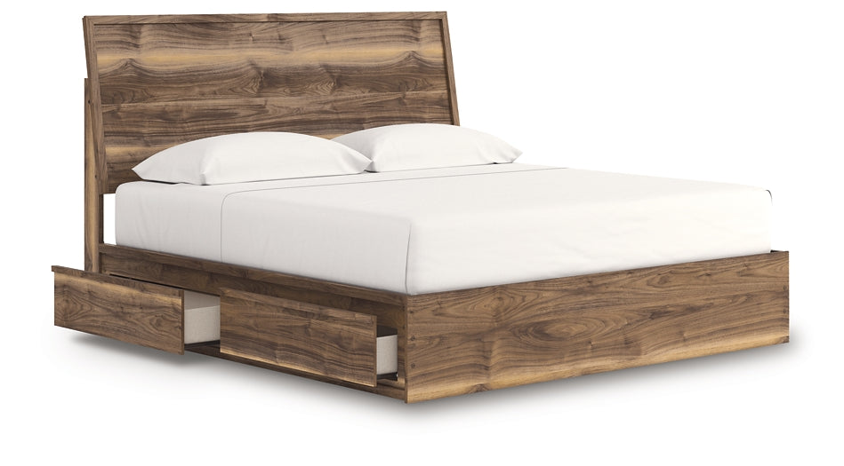 Chirason King Panel Bed with Storage Signature Design by Ashley®