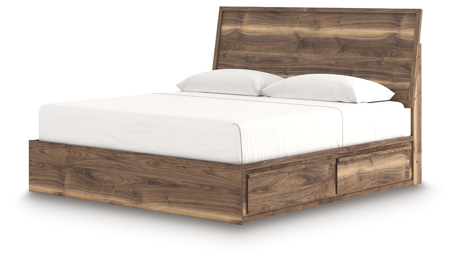 Chirason King Panel Bed with Storage Signature Design by Ashley®