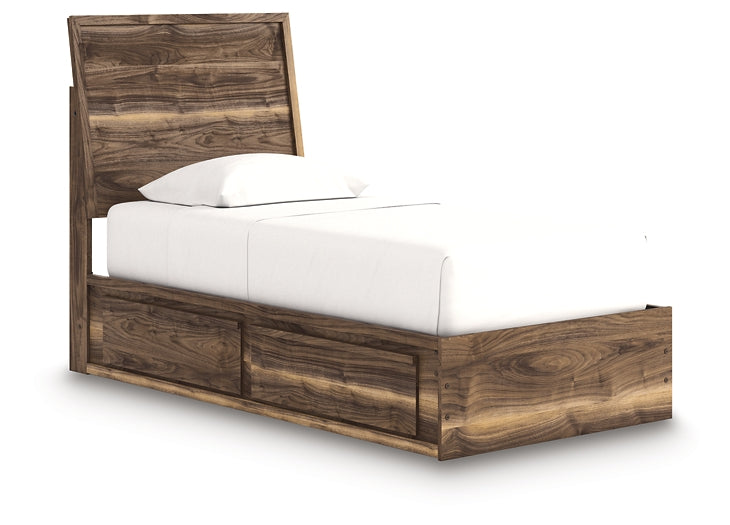 Chirason Twin Panel Bed with Storage Signature Design by Ashley®