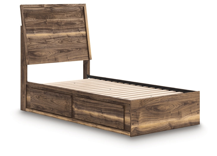 Chirason Twin Panel Bed with Storage Signature Design by Ashley®