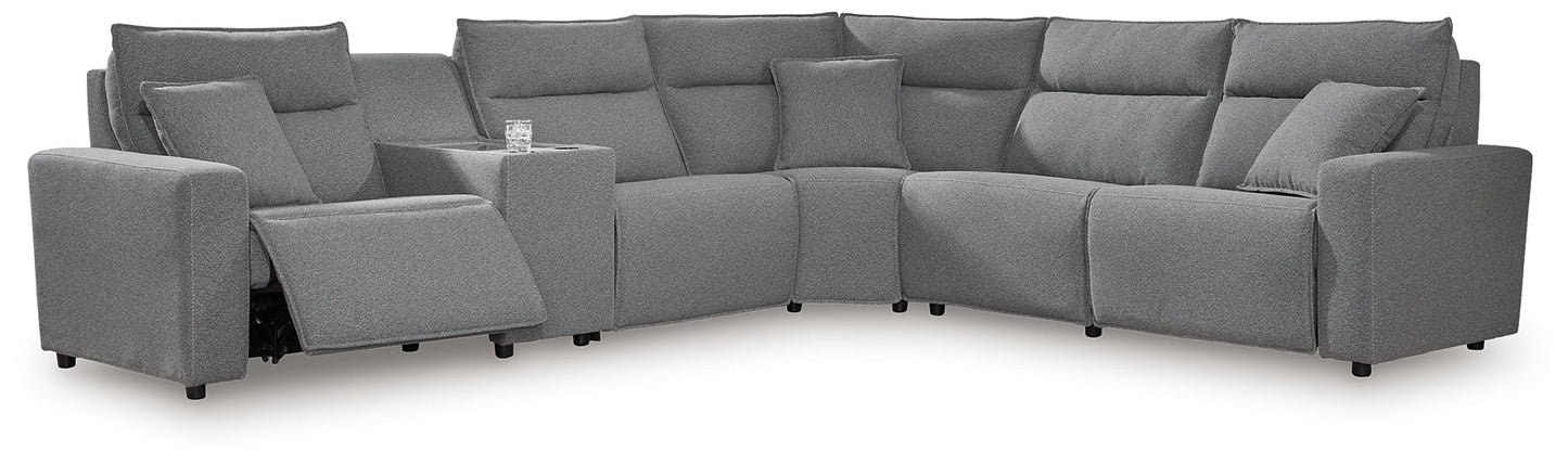 Modmax 6-Piece Reclining Sectional with Storage Console Signature Design by Ashley®