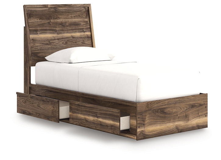 Chirason Twin Panel Bed with Storage Signature Design by Ashley®