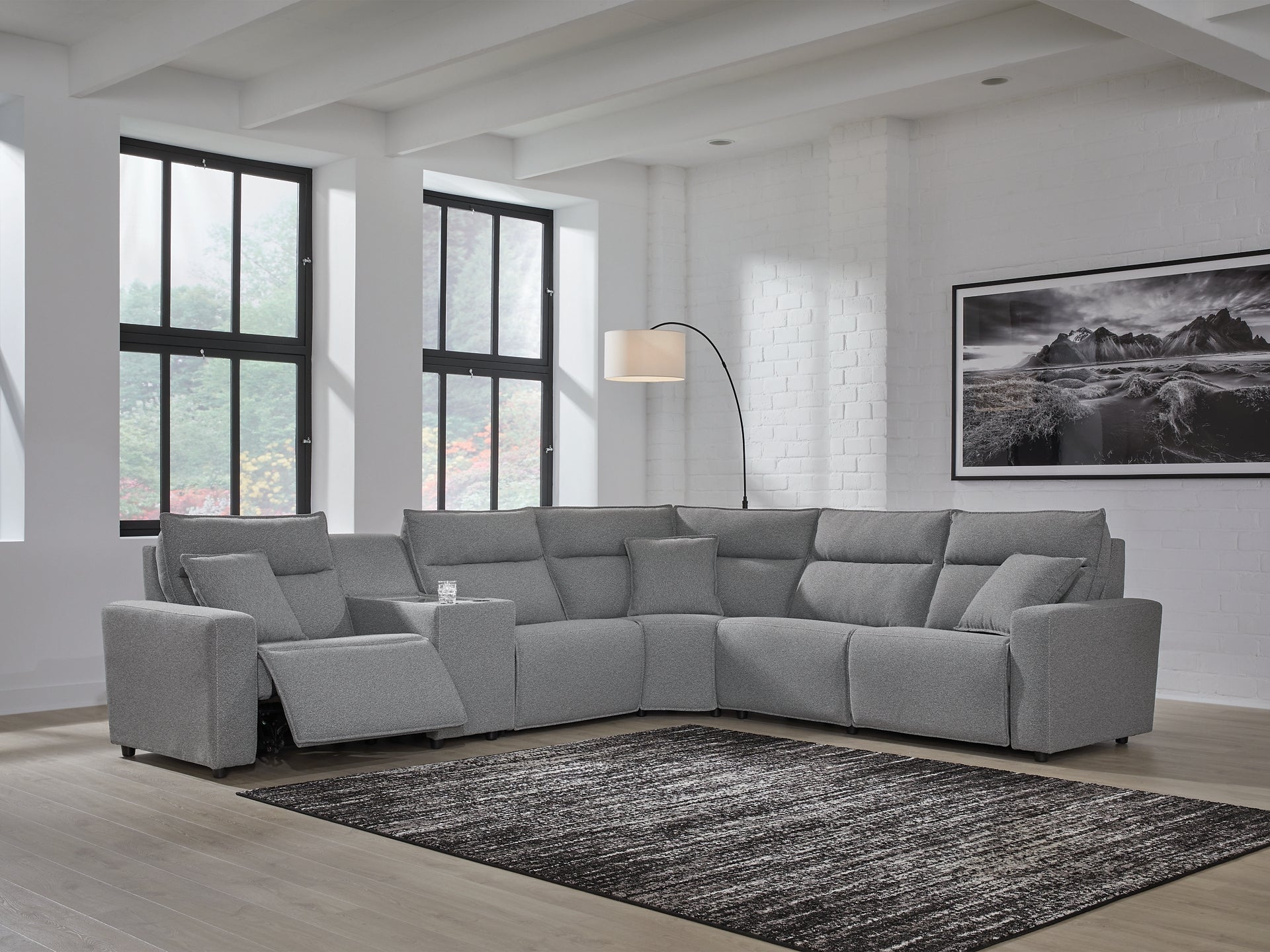 Modmax 6-Piece Reclining Sectional with Storage Console Signature Design by Ashley®
