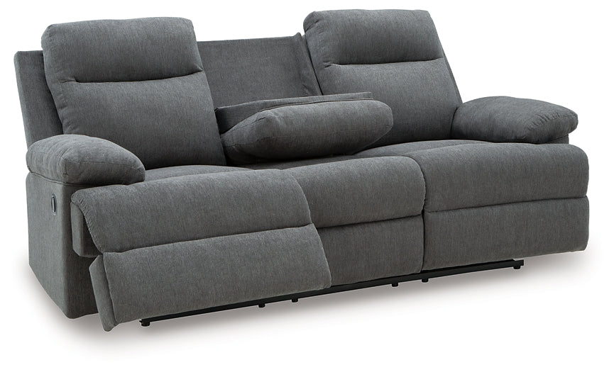 Side-Swipe REC Sofa w/Drop Down Table Signature Design by Ashley®