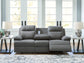 Side-Swipe REC Sofa w/Drop Down Table Signature Design by Ashley®