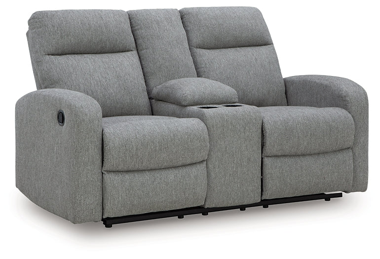 Gauntlet DBL Rec Loveseat w/Console Signature Design by Ashley®