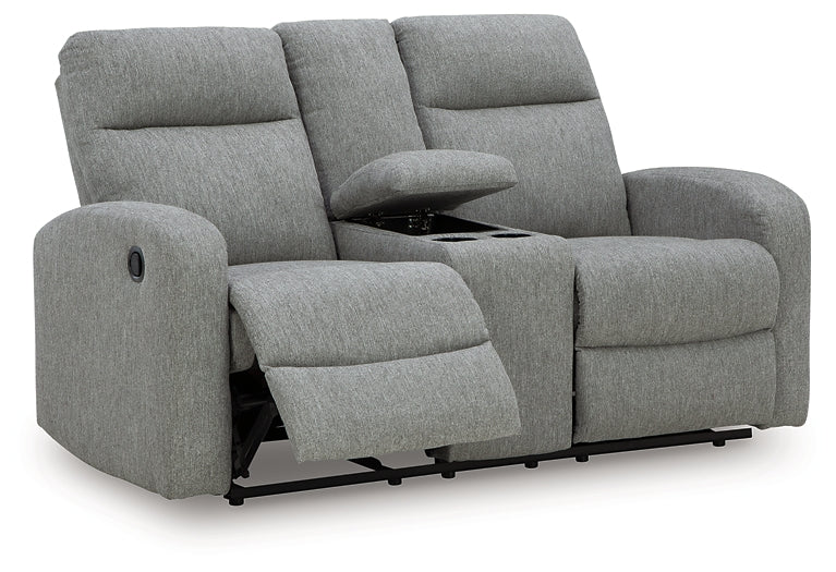 Gauntlet DBL Rec Loveseat w/Console Signature Design by Ashley®