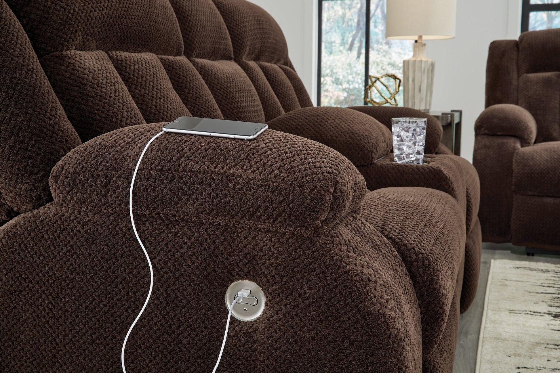 Observation DBL REC PWR Loveseat w/Console Signature Design by Ashley®