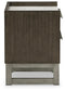 Arkenton Queen Panel Bed with Mirrored Dresser and 2 Nightstands Ashley®