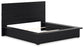 Londer California King Panel Bed with Mirrored Dresser and Chest Millennium® by Ashley