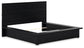 Londer California King Panel Bed with Mirrored Dresser and 2 Nightstands Millennium® by Ashley