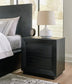 Londer California King Panel Bed with Mirrored Dresser and 2 Nightstands Millennium® by Ashley