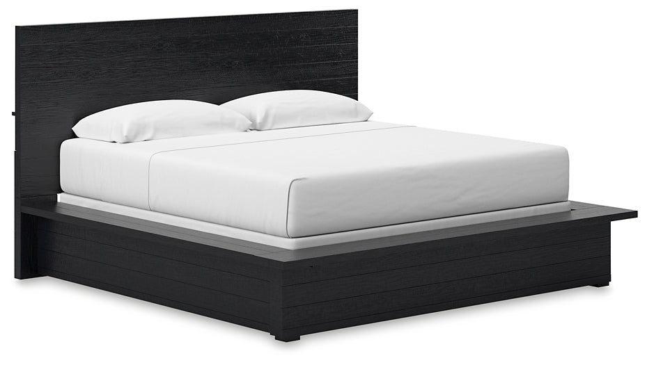 Londer King Panel Bed with Mirrored Dresser, Chest and Nightstand Millennium® by Ashley