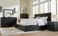 Londer King Panel Bed with Mirrored Dresser, Chest and 2 Nightstands Millennium® by Ashley