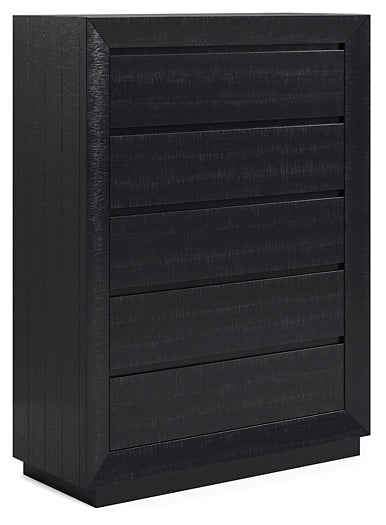 Londer Queen Panel Bed with Mirrored Dresser, Chest and Nightstand Millennium® by Ashley