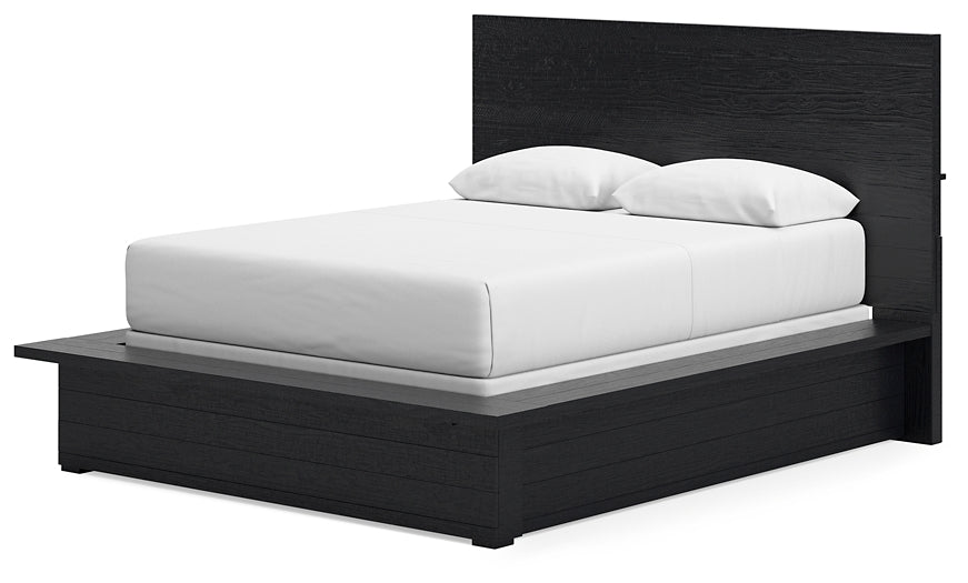 Londer Queen Panel Bed with Mirrored Dresser, Chest and Nightstand Millennium® by Ashley