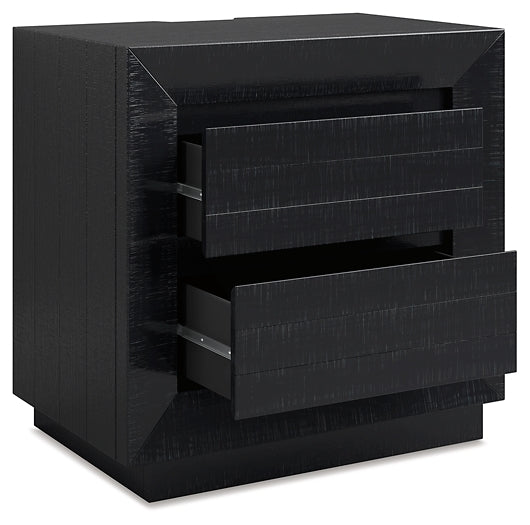 Londer Queen Panel Bed with Mirrored Dresser, Chest and Nightstand Millennium® by Ashley
