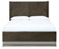 Arkenton Queen Panel Bed with Mirrored Dresser Ashley®