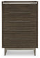 Arkenton California King Panel Bed with Mirrored Dresser, Chest and 2 Nightstands Ashley®