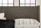 Arkenton California King Panel Bed with Mirrored Dresser, Chest and 2 Nightstands Ashley®