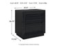Londer Queen Panel Bed with Mirrored Dresser, Chest and 2 Nightstands Millennium® by Ashley