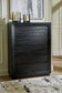 Londer Queen Panel Bed with Mirrored Dresser, Chest and 2 Nightstands Millennium® by Ashley