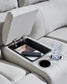 Social Pointe 6-Piece Reclining Sectional with Storage Console Signature Design by Ashley®