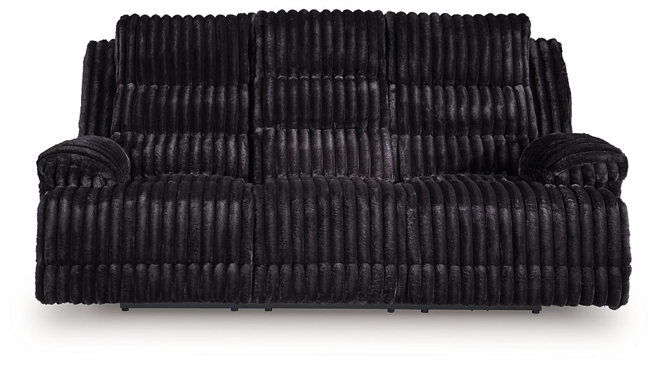 Rhines Falls REC PWR Sofa w/Drop Down Table Signature Design by Ashley®