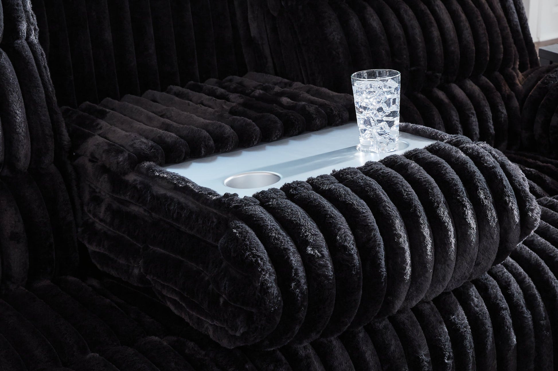 Rhines Falls REC PWR Sofa w/Drop Down Table Signature Design by Ashley®