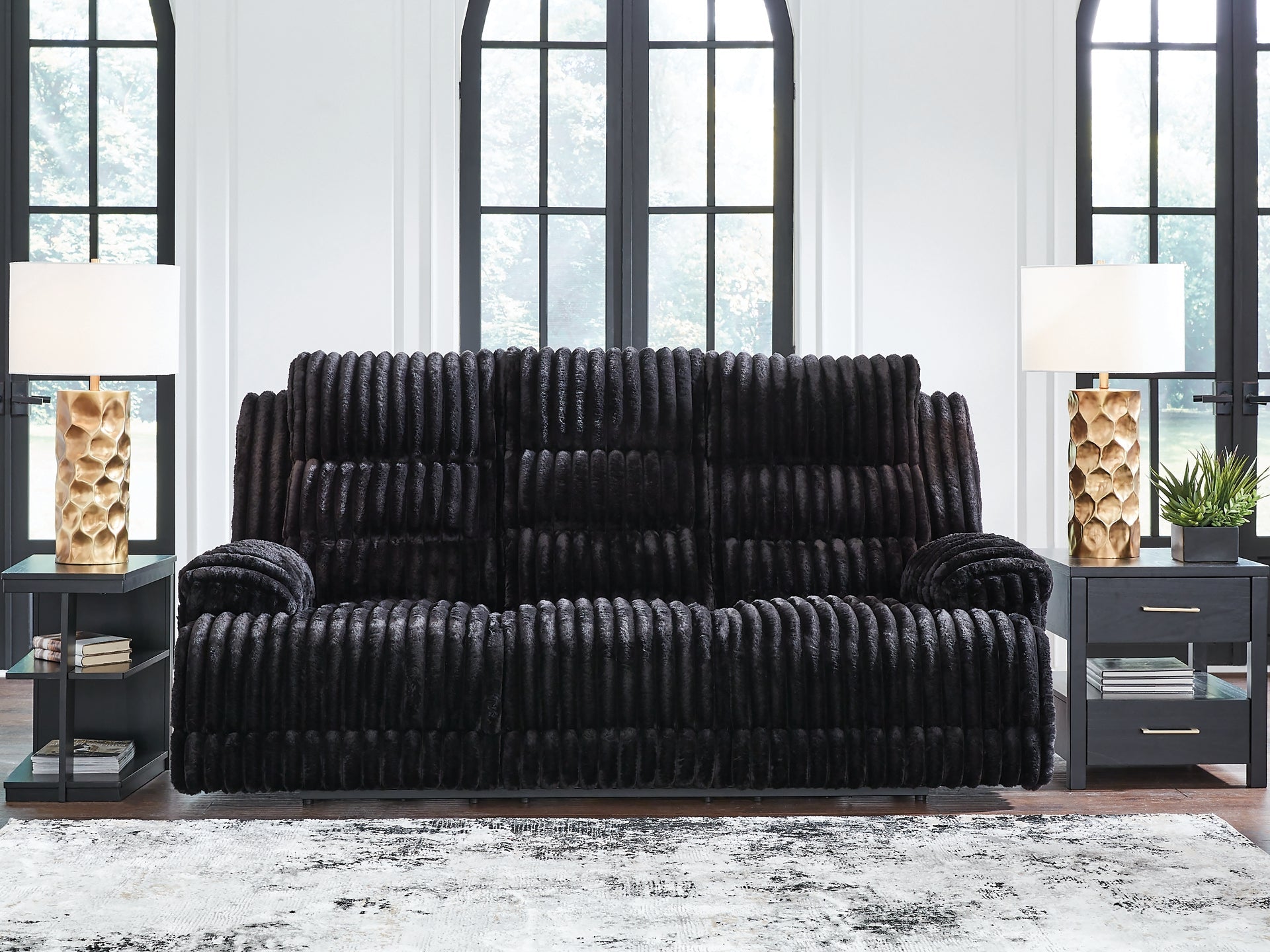 Rhines Falls REC PWR Sofa w/Drop Down Table Signature Design by Ashley®