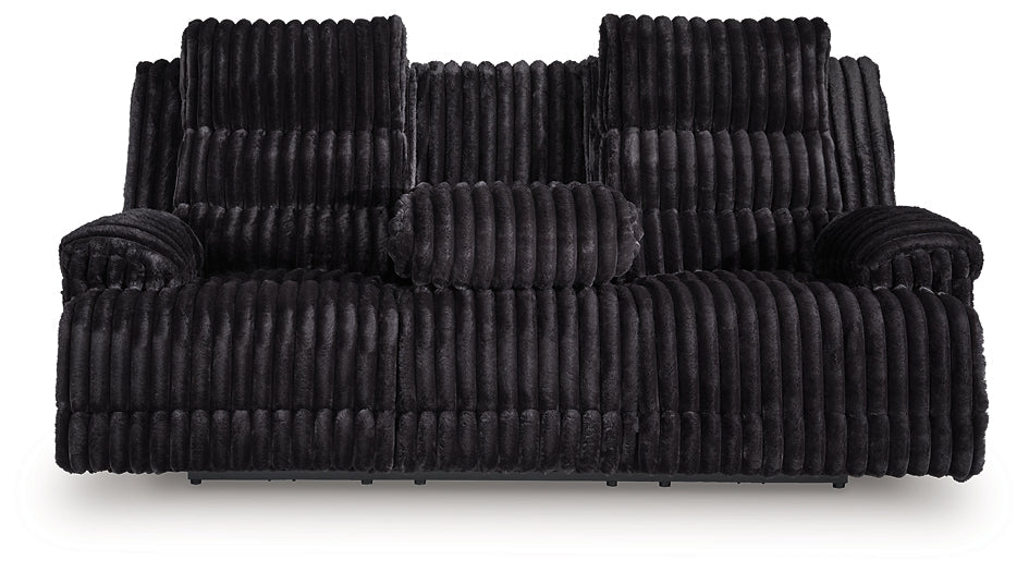 Rhines Falls REC PWR Sofa w/Drop Down Table Signature Design by Ashley®
