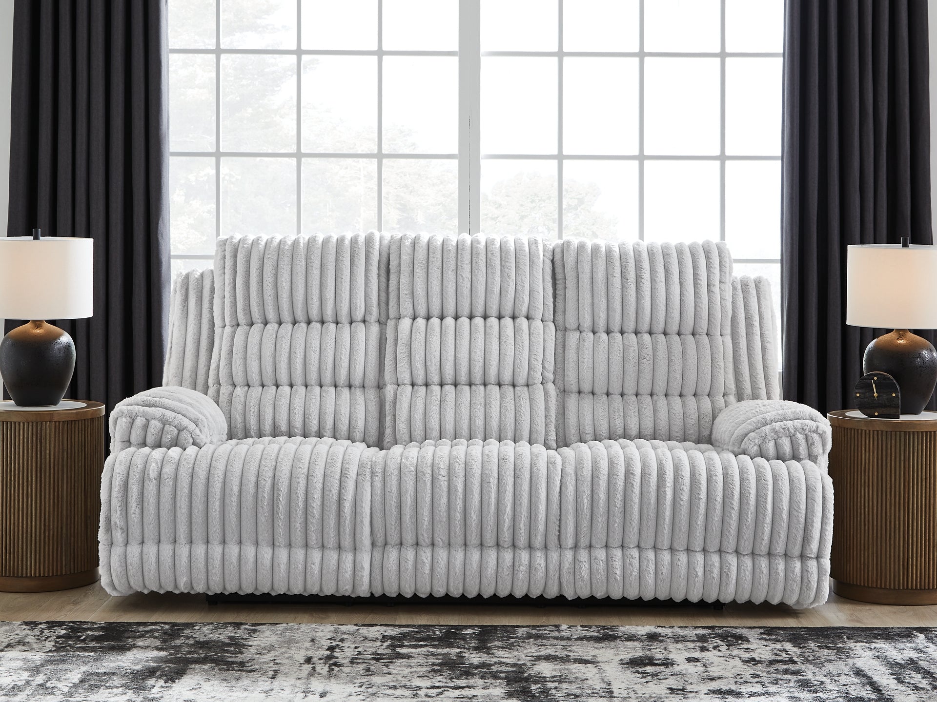 Rhines Falls REC PWR Sofa w/Drop Down Table Signature Design by Ashley®