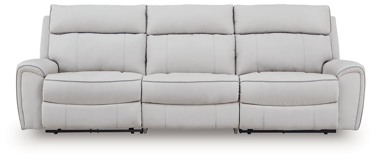 Social Pointe 3-Piece Power Reclining Sectional Signature Design by Ashley®