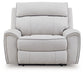 Social Pointe PWR Recliner/ADJ Headrest Signature Design by Ashley®
